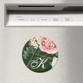 Personalisiert Magnet Geometric Garden Rose Hunter (In Situ (Geschirrspüler))