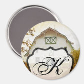 Personalisiert Magnet Sonnenuntergang Land Rustika (Vorderseite/Rückseite)