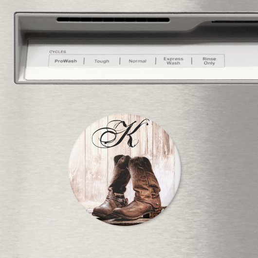 Personalisiert Magnet stickt Land rustikaler Weste (In Situ (Geschirrspüler))