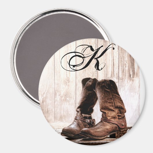 Personalisiert Magnet stickt Land rustikaler Weste (Vorderseite/Rückseite)