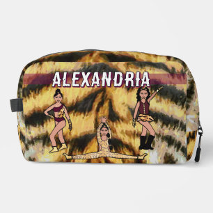 Personalisiert Majorette Dancer Maroon Tiger #2 Do Waschbeutel