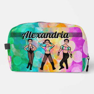 Personalisiert Majorette Dancer Pastel & Black #2 Waschbeutel
