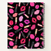 Personalisiert Makeup Artist Watercolor Makeup Edi Notizblock (Rückseite)