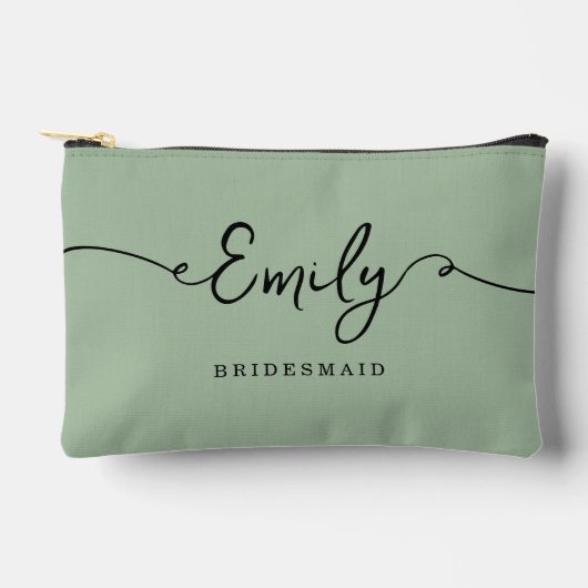 Personalisiert Makeup Bag Bridesmaid Geschenke Zubehörtasche (Vorderseite)