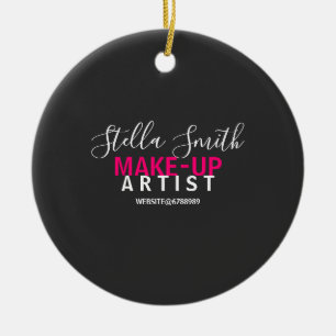 Personalisiert-Makeup-Künstlergeschenk Keramik Ornament