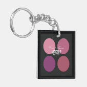 Personalisiert Makeup Palette Geschenkbeutel Beute Schlüsselanhänger (Vorderseite links)
