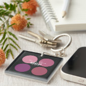 Personalisiert Makeup Palette Geschenkbeutel Beute Schlüsselanhänger (Vorderseite rechts)