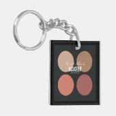 Personalisiert Makeup Palette Geschenktücher Schlüsselanhänger (Vorderseite links)