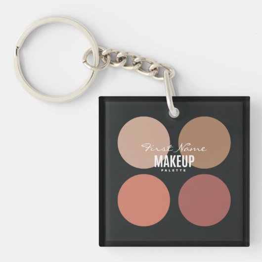 Personalisiert Makeup Palette Geschenktücher Schlüsselanhänger (Vorderseite)