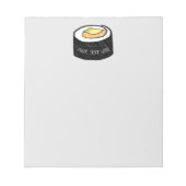Personalisiert Maki Sushi | Alaska Roll Sushi Notizblock (Vorderseite)