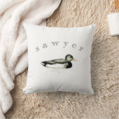 Personalisiert Mallard Duck Throw Kissen (Decke)