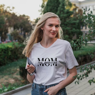 Personalisiert Mama Edition Mama Definierte Liebe Tri-Blend Shirt