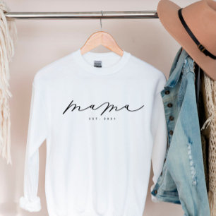 Personalisiert Mama Sweatshirt