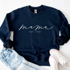 Personalisiert Mama Sweatshirt
