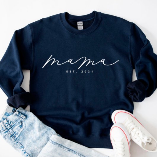 Personalisiert Mama Sweatshirt