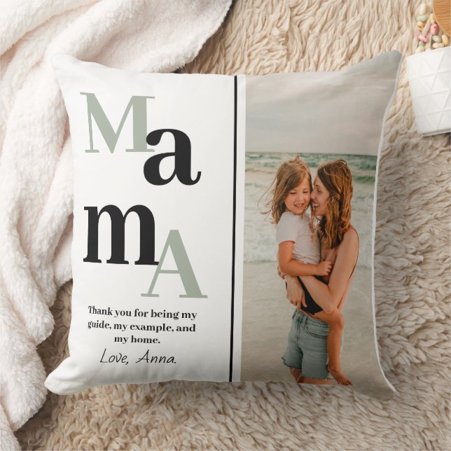 Personalisiert Mama Throw Kissen (Decke)