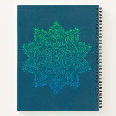 Personalisiert Mandala Meditation Journal Notizblock (Rückseite)