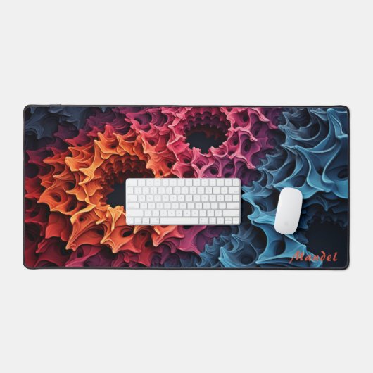 Personalisiert Mandelbrot Julia Set Desk Mat Schreibtischunterlage (Tastatur & Maus)