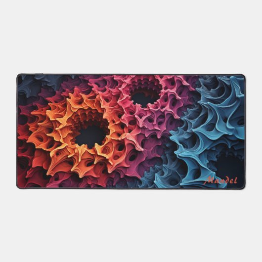 Personalisiert Mandelbrot Julia Set Desk Mat Schreibtischunterlage (Vorderseite)
