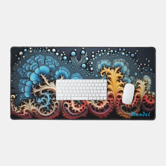 Personalisiert Mandelbrot Julia Set Desk Mat Schreibtischunterlage (Tastatur & Maus)