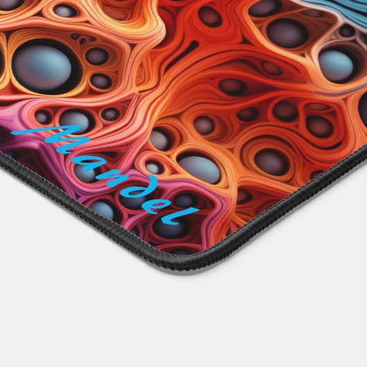 Personalisiert Mandelbrot Julia Set Desk Mat Schreibtischunterlage (Ecke)