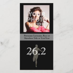Personalisiert Marathon Runner 26.2 Keepake Ankündigung