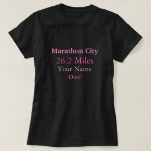 Personalisiert Marathon Runner T-Shirt