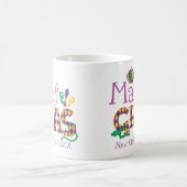 Personalisiert Mardi Gras Kaffeetasse (Mittel)