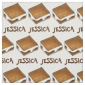 Personalisiert Marshmallow Camp Fire S'mores Smore Stoff (Muster)