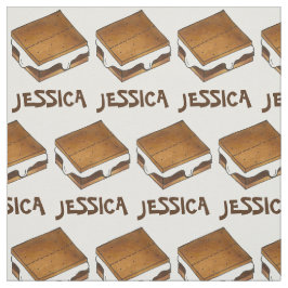 Personalisiert Marshmallow Camp Fire S'mores Smore Stoff