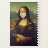 Personalisiert Masked Mona Lisa Student Planer (Rückseite)