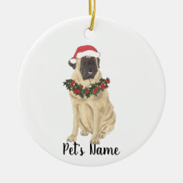 Personalisiert Mastiff Keramik Ornament