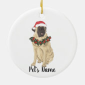 Personalisiert Mastiff Keramik Ornament (Hinten)