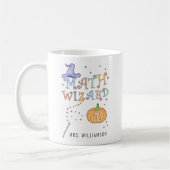 Personalisiert Mathe Wizard Pumpkin Pie Mathe Teac Kaffeetasse (Links)