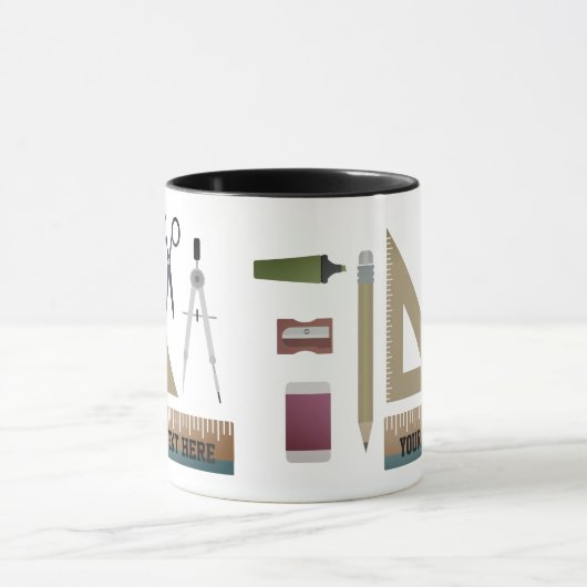 Personalisiert Mathematiklehrer Wertschätzung Gesc Tasse (Zentrum)