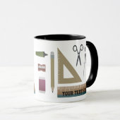 Personalisiert Mathematiklehrer Wertschätzung Gesc Tasse (VorderseiteRechts)