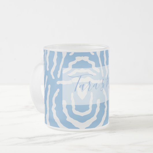 Personalisiert Mattglastasse (Vorderseite Links)