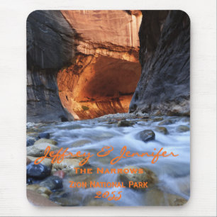 Personalisiert, Mauspad, Zion Narrows, Vertikal Mousepad