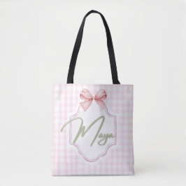 Personalisiert Maya Baby Girl Kinderzimmer Bow&Gin Tasche
