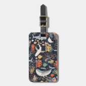 Personalisiert | Meeresleben Gepäckanhänger (Vorderseite vertikal)