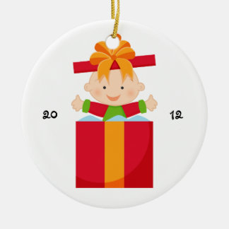 Personalisiert mein 1. keramik ornament