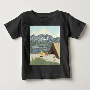 Personalisiert Mein Campfire-T - Shirt