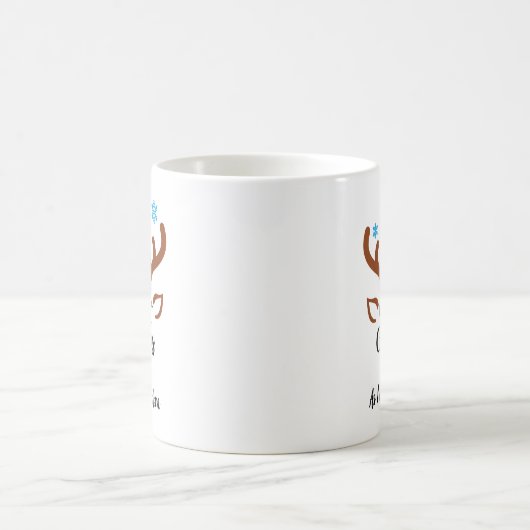 Personalisiert Mein erstes Rentierbaby Kaffeetasse (Mittel)