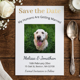 Personalisiert Meine Menschen heiraten Save The Date