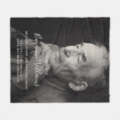 Personalisiert Memorial Foto Erinnerung Fleece Bla (Vorderseite (Horizontal))