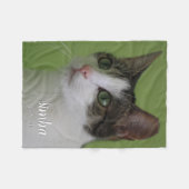 Personalisiert Memorial Pet Image Blankke Fleecedecke (Vorderseite (Horizontal))
