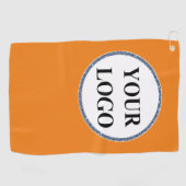 Personalisiert Men gibt Schwarz-Weiß-LOGO Golfhandtuch (Horizontal)