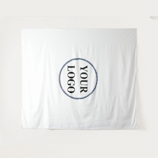 Personalisiert Men gibt Schwarz-Weiß-LOGO Wandteppich (Vorderseite (Horizontal))