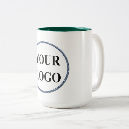 Personalisiert Men gibt Schwarz-Weiß-LOGO Zweifarbige Tasse (VorderseiteRechts)
