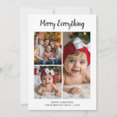 Personalisiert Meran Alles Familienurlaub Greet Feiertagskarte (Vorderseite)